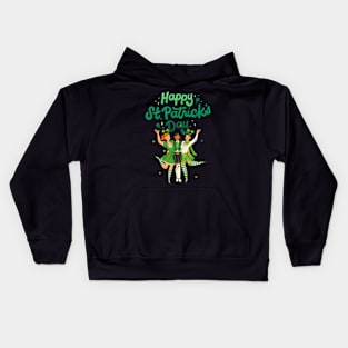 Happy St. Patrick Day - Girl's Party Kids Hoodie